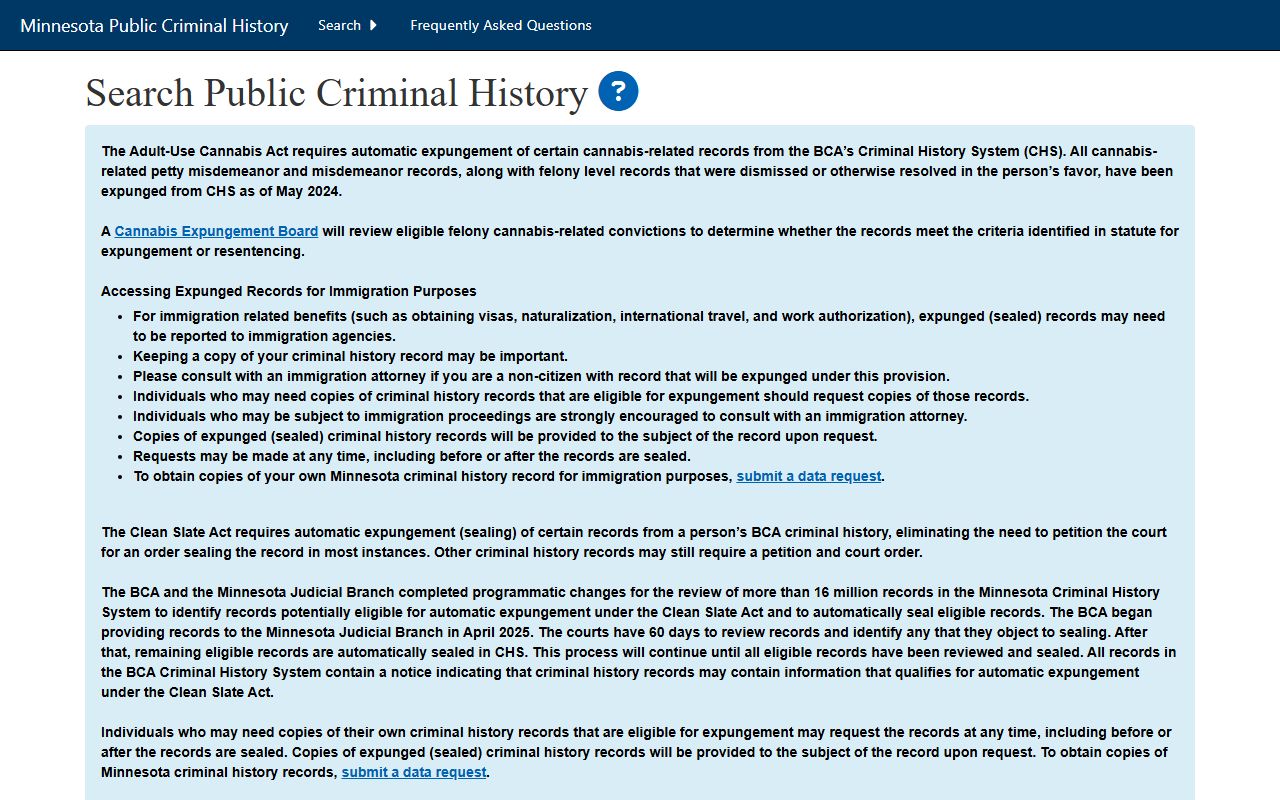 Isanti County criminal court records Minnesota public criminal history search source